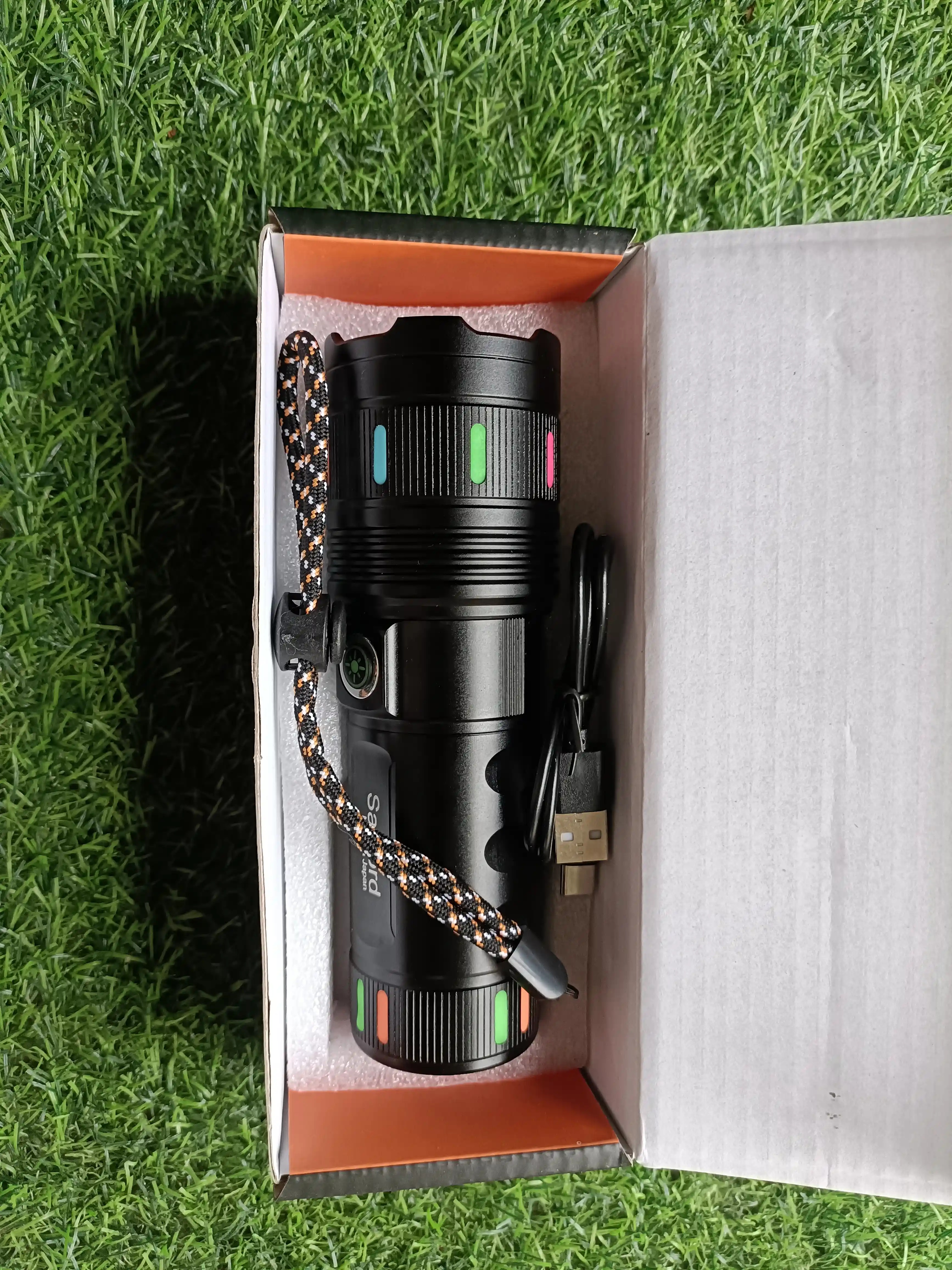 Sanford Super Bright Flashlight, Powerful zoom torch light